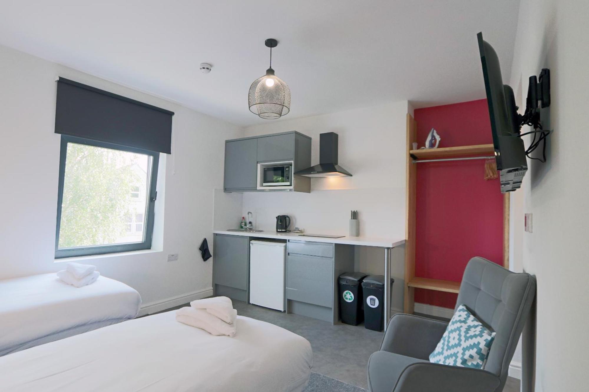 Deluxe Studio Apartments Derby Rum bild